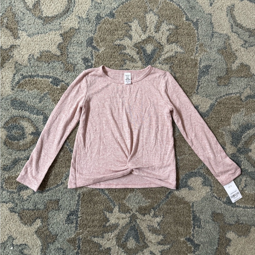Carter's Light Pink Long Sleeve Kids Top